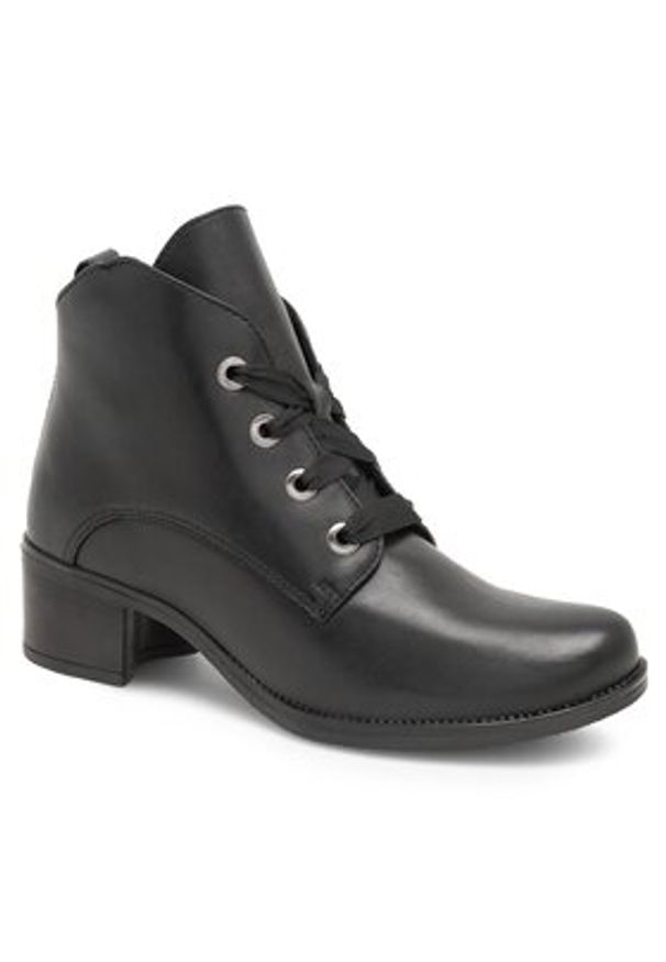 Lasocki Trzewiki ARC-BLANKA-11 Czarny. Kolor: czarny. Materiał: skóra