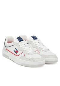 Tommy Jeans Sneakersy Tjm Cupsole Elevated EM0EM01585 Écru. Materiał: skóra #5