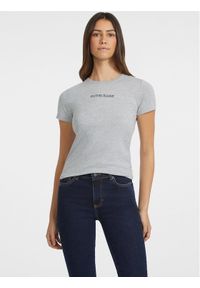 Guess Jeans T-Shirt W4YI01 J1314 Szary Slim Fit. Kolor: szary. Materiał: bawełna #1