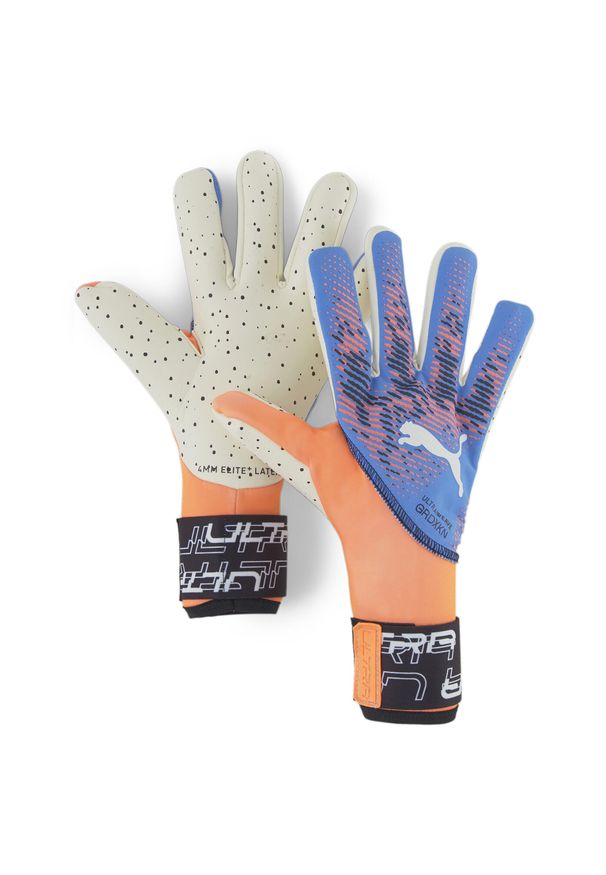 Puma - Rękawice bramkarskie PUMA Ultra Ultimate1 NC. Kolor: pomarańczowy, wielokolorowy, niebieski