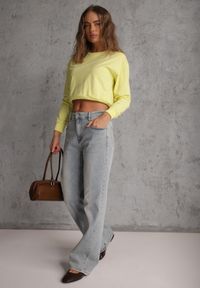 Renee - Jasnozielona Bluza z Bawełną ze Ściągaczami przy Rękawach i w Pasie Alberia. Kolor: zielony. Materiał: bawełna #3