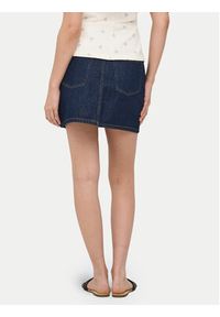 only - ONLY Spódnica jeansowa Stella 15339630 Granatowy Regular Fit. Kolor: niebieski. Materiał: bawełna #7