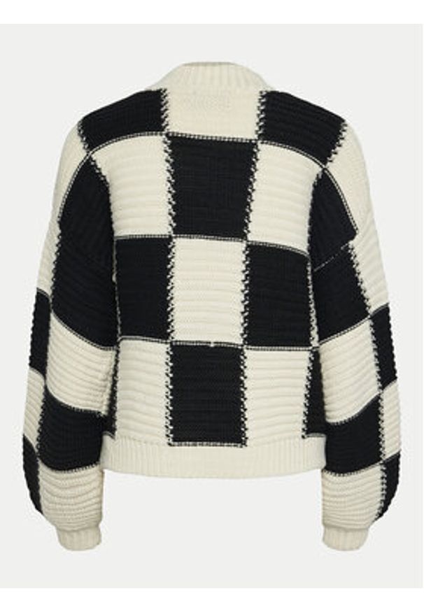 Pieces Sweter Namie 17151160 Beżowy Regular Fit. Kolor: beżowy. Materiał: syntetyk