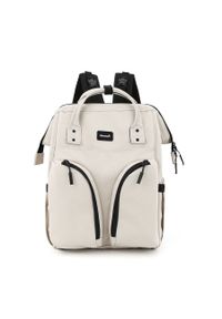 Peterson - Plecak mommy bag Himawari 1208 ecru. Materiał: poliester