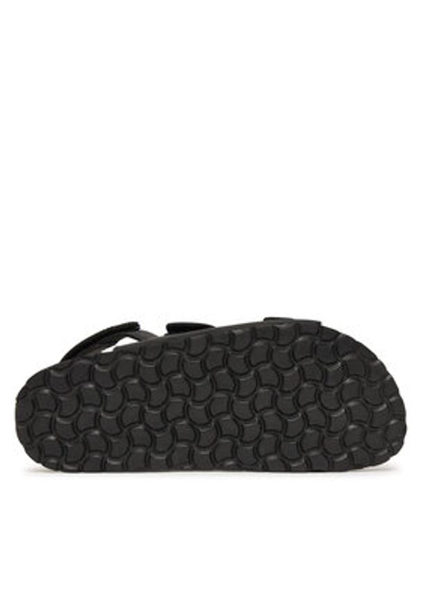 Calvin Klein Sandały Velcro V3X2-83328-0315 D Czarny. Kolor: czarny. Materiał: skóra
