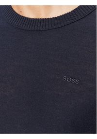 BOSS - Boss Sweter Avac_C 50501762 Granatowy Regular Fit. Kolor: niebieski. Materiał: wełna, syntetyk
