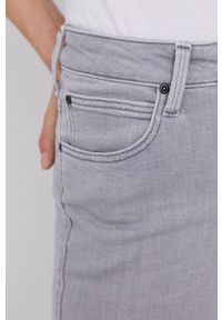 Lee jeansy Scarlett High Light Grey damskie high waist. Stan: podwyższony. Kolor: szary #2