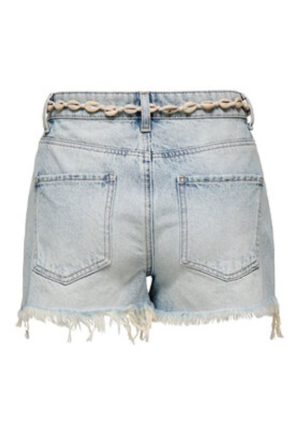 only - ONLY Szorty jeansowe Zuma 15349510 Niebieski Regular Fit. Kolor: niebieski. Materiał: bawełna