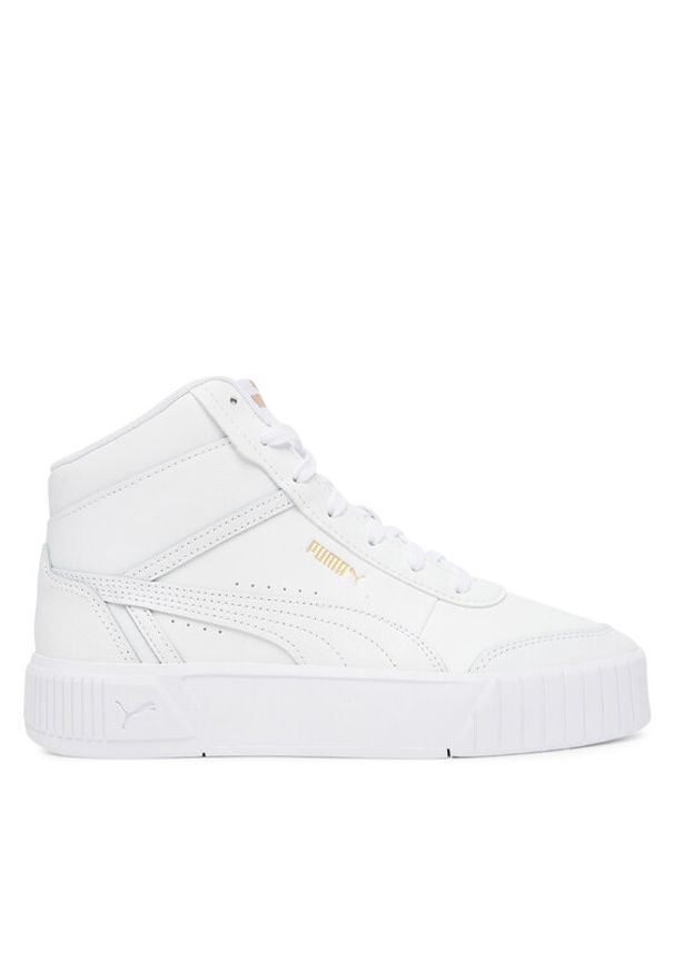 Puma Sneakersy Carina Mia Mid 402640 01 Biały. Kolor: biały. Materiał: skóra