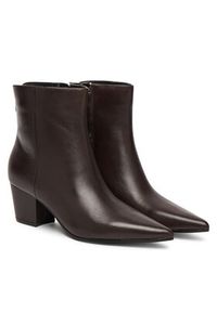 Guess Botki FLFHAL LEA10 Brązowy. Kolor: brązowy. Materiał: skóra #6