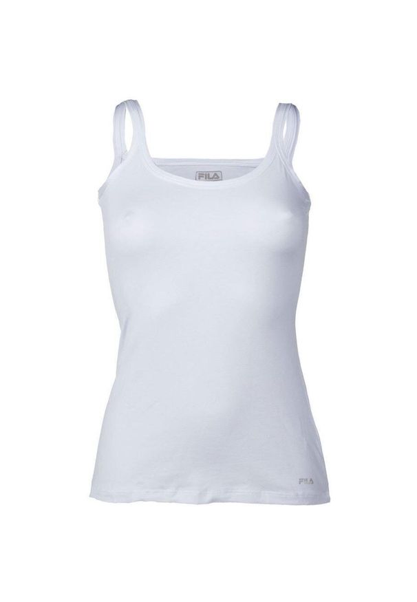 Fila - Damski top FILA biały S. Kolor: biały. Materiał: elastan, bawełna. Długość: krótkie