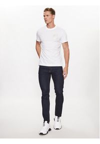 Versace Jeans Couture T-Shirt 75GAHT06 Biały Regular Fit. Kolor: biały. Materiał: bawełna #2