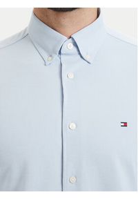 TOMMY HILFIGER - Tommy Hilfiger Koszula MW0MW43433 Niebieski jasny Regular Fit. Kolor: niebieski. Materiał: syntetyk #5