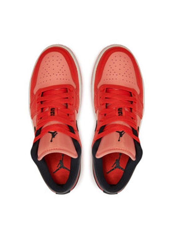 Nike Sneakersy Air Jordan 1 Low Se DM3379 600 Koralowy. Kolor: pomarańczowy. Materiał: skóra. Model: Nike Air Jordan