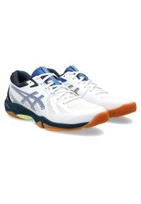 Buty do squasha męskie Asics Blade FF WH 1071A093-100. Kolor: niebieski, wielokolorowy, biały