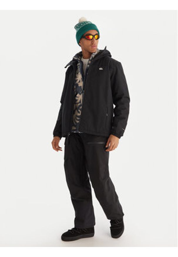 Quiksilver Spodnie snowboardowe Utility EQYTP03235 Czarny Modern Fit. Kolor: czarny. Materiał: syntetyk. Sport: snowboard