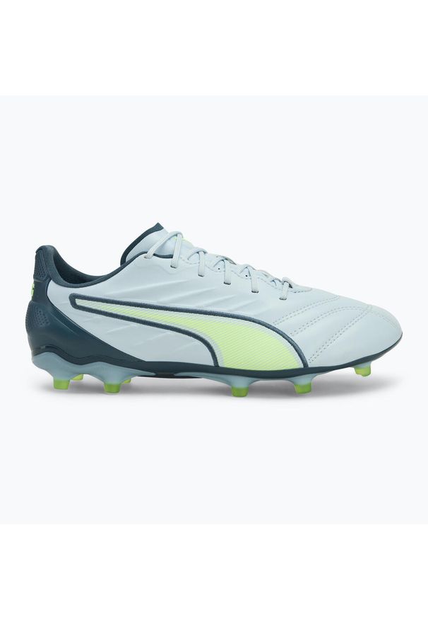 Puma - Buty piłkarskie męskie PUMA King Pro FG/AG ed dew/fizzy apple. Kolor: wielokolorowy, żółty, szary, zielony, niebieski. Sport: piłka nożna