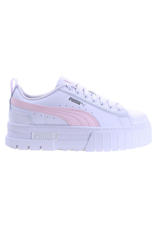 Buty Młodzieżowe Puma Mayze Lth. Zapięcie: sznurówki. Kolor: wielokolorowy. Materiał: materiał, syntetyk. Szerokość cholewki: normalna. Sport: turystyka piesza