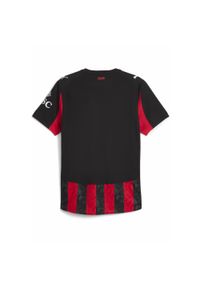 Puma - Męska autentyczna koszulka domowa AC Milan 25/26 PUMA For All Time Red Black. Kolor: czerwony, wielokolorowy, czarny