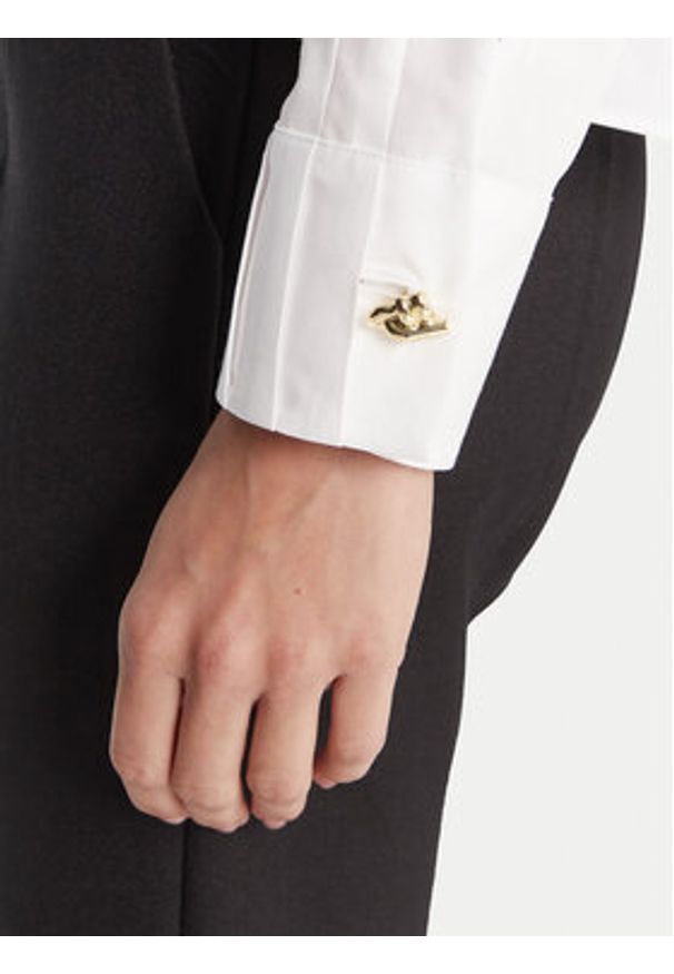 Hugo - HUGO Koszula Elma 50550548 Biały Regular Fit. Kolor: biały. Materiał: bawełna