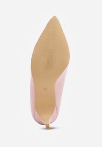 Born2be - Różowe Klasyczne Lakierowane Szpilki Vices Naoise. Kolor: różowy. Materiał: lakier. Obcas: na szpilce. Styl: klasyczny #6