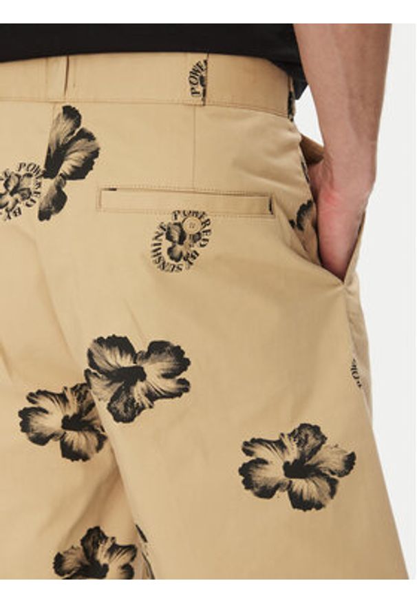 Hugo - HUGO Szorty materiałowe Damo242 50542159 Beżowy Baggy Fit. Kolor: beżowy. Materiał: bawełna