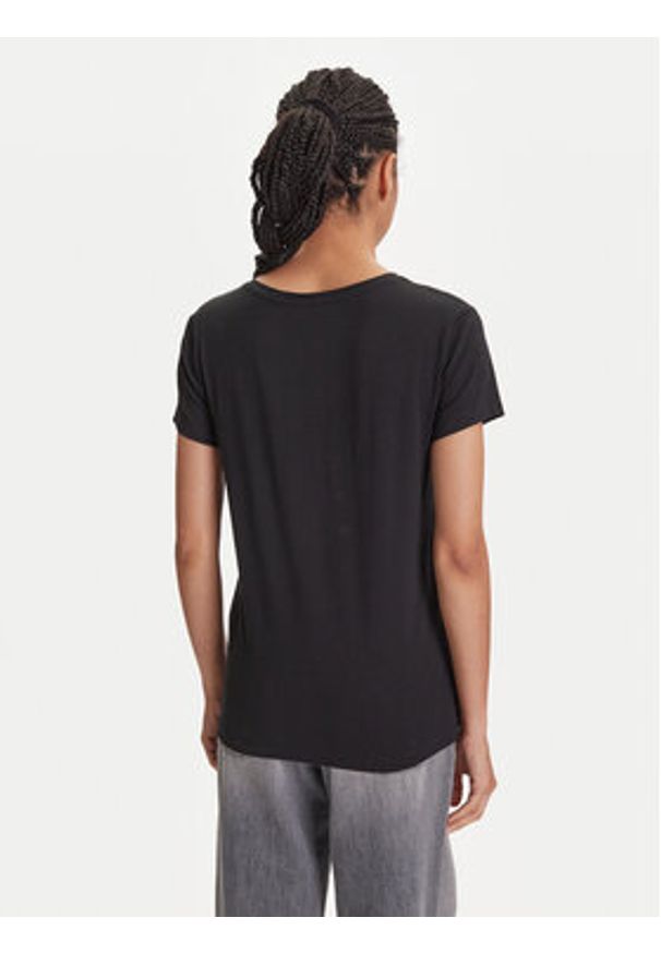 Emporio Armani Underwear T-Shirt EW000409 AF10881 UC001 Czarny Regular Fit. Kolor: czarny. Materiał: bawełna