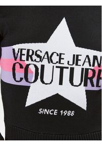 Versace Jeans Couture Sukienka dzianinowa 75HAOM51 Czarny Regular Fit. Kolor: czarny. Materiał: wiskoza #5