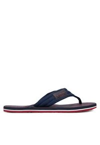 TOMMY HILFIGER - Tommy Hilfiger Japonki Flag Patch Beach FM0FM06004 Granatowy. Kolor: niebieski. Materiał: materiał #3
