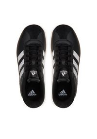 Adidas - adidas Sneakersy VL Court 3.0 Kids IE3630 Czarny. Kolor: czarny. Materiał: skóra