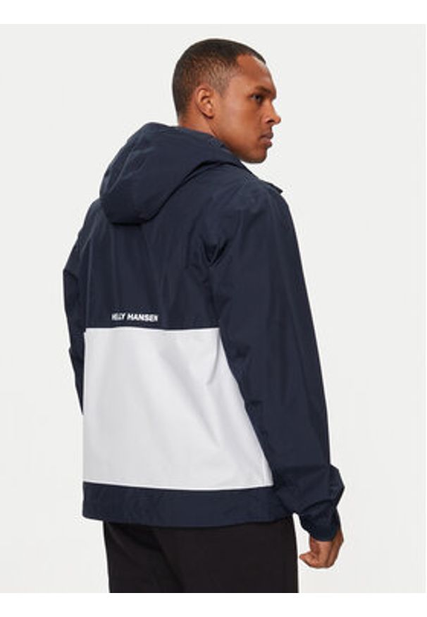 Helly Hansen Kurtka przeciwdeszczowa Rig Rain Jacket 54096 Granatowy Regular Fit. Kolor: niebieski. Materiał: syntetyk