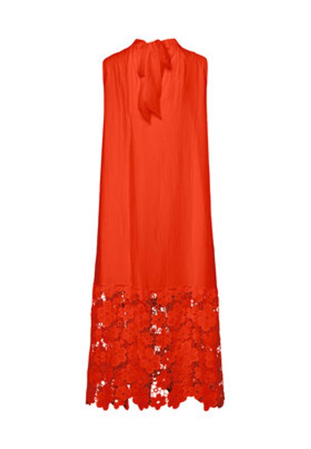 YAS Sukienka letnia Twigsy 26037703 Czerwony Relaxed Fit. Kolor: czerwony. Materiał: lyocell. Sezon: lato