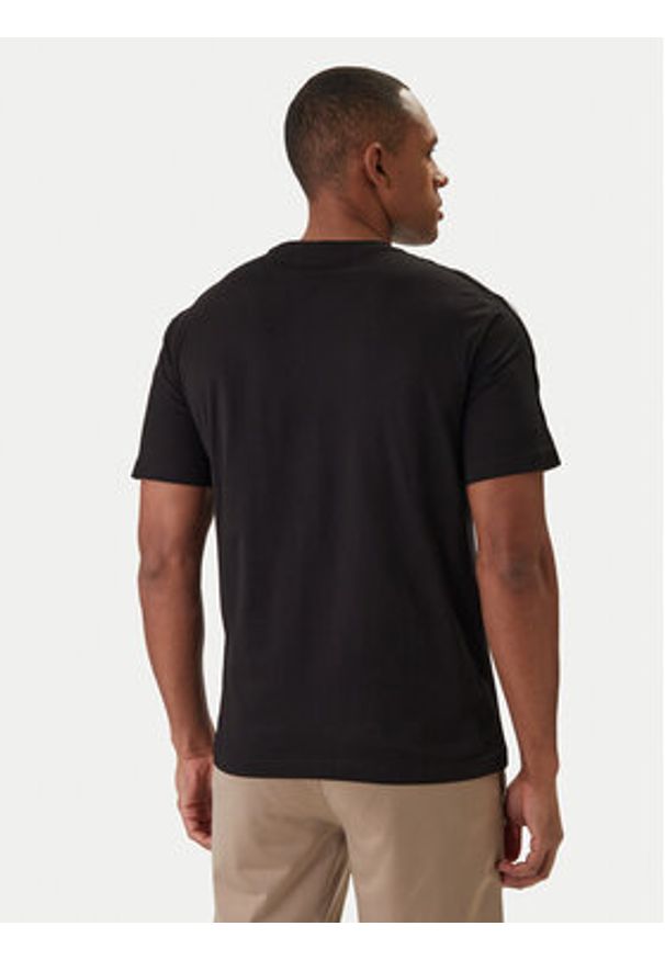 EA7 Emporio Armani T-Shirt 7M001476 AF10375 Czarny Regular Fit. Kolor: czarny. Materiał: bawełna