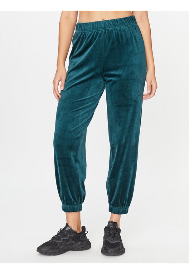 only - ONLY Spodnie dresowe 15299669 Zielony Regular Fit. Kolor: zielony. Materiał: syntetyk