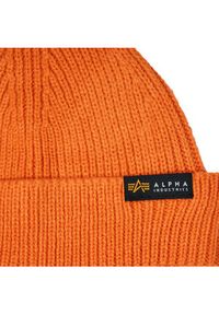 Alpha Industries Czapka Dockers Beanie 138905 Pomarańczowy. Kolor: pomarańczowy. Materiał: materiał