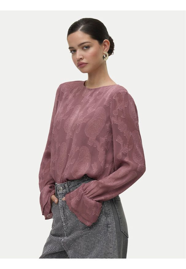 Vero Moda Bluzka Mishi 10335512 Różowy Regular Fit. Kolor: różowy. Materiał: syntetyk