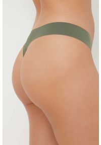 DKNY - Dkny stringi. Kolor: zielony. Materiał: bawełna #2