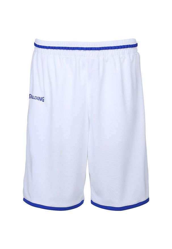 SPALDING - Krótki Spalding Move. Kolor: wielokolorowy, niebieski, biały. Materiał: tkanina, poliester. Długość: krótkie. Sport: koszykówka