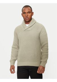 INDICODE Sweter Brockly 35-821 Beżowy Regular Fit. Kolor: beżowy. Materiał: syntetyk #1