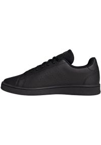 Adidas - Buty adidas Advantage Base Court Lifestyle M GW9284 czarne. Okazja: na co dzień. Zapięcie: sznurówki. Kolor: czarny. Materiał: syntetyk, skóra, guma. Szerokość cholewki: normalna. Model: Adidas Advantage #8