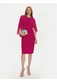 Joseph Ribkoff Sukienka koktajlowa 242731 Różowy Slim Fit. Kolor: różowy. Materiał: syntetyk. Styl: wizytowy #7