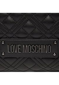 Love Moschino - LOVE MOSCHINO Torebka JC4006PP0ILA000A Czarny. Kolor: czarny. Materiał: skórzane