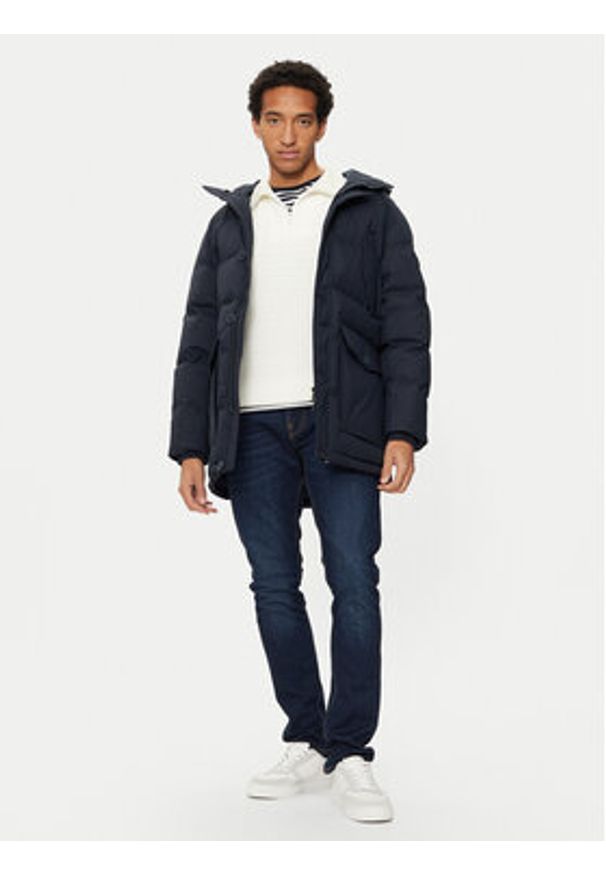 TOMMY HILFIGER - Tommy Hilfiger Kurtka zimowa Essential MW0MW37483 Granatowy Regular Fit. Kolor: niebieski. Materiał: syntetyk. Sezon: zima