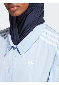 Adidas - adidas Kurtka przejściowa Adicolor Classics 3-Stripes Coach Jacket IC5480 Błękitny Loose Fit. Kolor: niebieski. Materiał: syntetyk #7