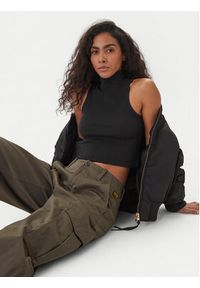 G-Star RAW - G-Star Raw Spodnie cargo D29512-5126 Khaki Loose Fit. Kolor: brązowy. Materiał: bawełna #5