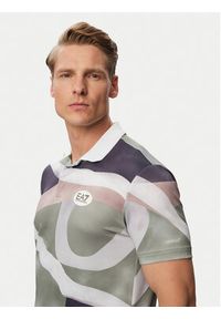 EA7 Emporio Armani Polo 7M001532 AF22175 F7077 Zielony Regular Fit. Typ kołnierza: polo. Kolor: zielony. Materiał: syntetyk #2