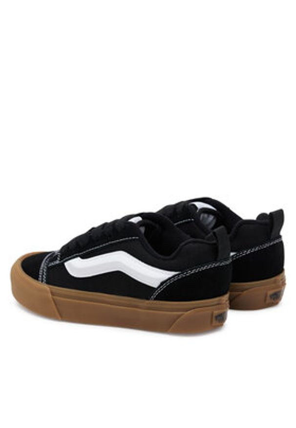 Vans Tenisówki Knu Skool VN0009QCB9M1 Czarny. Kolor: czarny. Materiał: skóra, zamsz