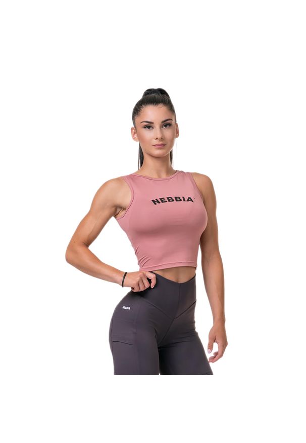 Tank Top treningowy damski NEBBIA Fit & Sporty. Kolor: różowy