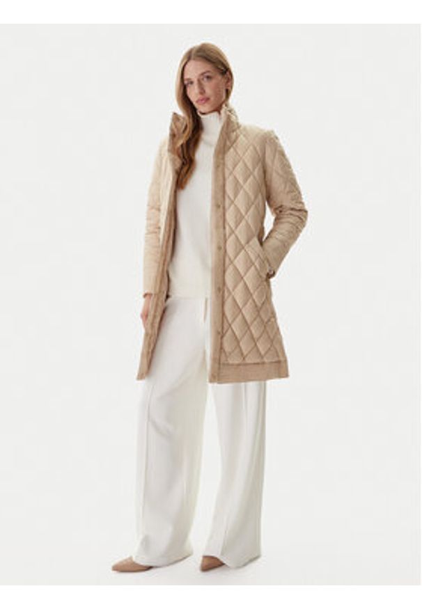 Fracomina Kurtka przejściowa FR25WC3004O45301 Beżowy Regular Fit. Kolor: beżowy. Materiał: syntetyk