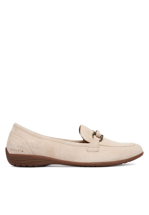 Loafersy Josef Seibel. Kolor: kremowy